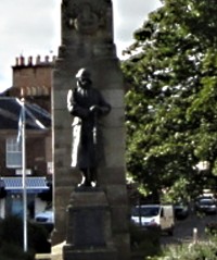 Blairgowrie socha vojáka na pomníku