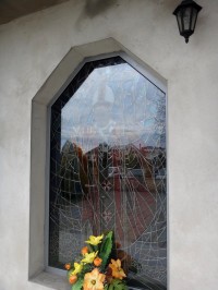 Chalupki okno papež Jan Pavel II.
