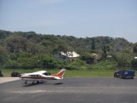 Honduras Roatan letiště