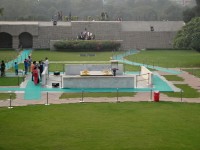 Raj Ghat - památník Gandhiho, Delhi