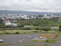 Reykjavík pohled na město z Perlanu