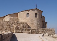 Mount Nebo byzantský kostelík