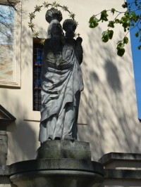 socha Panny Marie - Královny nebes