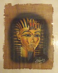 papyrus s podobiznou Ramsese