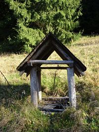 studánka na konci Přelače