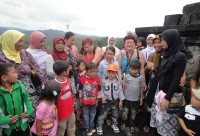 Borobudur focení s rodinami