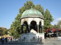 Istanbul fontána pro očistu