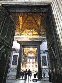 Istanbul Hagia Sofia císařská brána