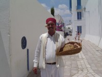 Sidi bou Said kytičky jasmínu