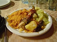 Alzahra tuniská večeře s cizrnou