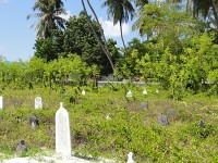 Maledivy Huraa hřbitov