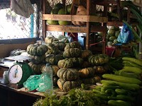 Maledivy Male ovocný trh