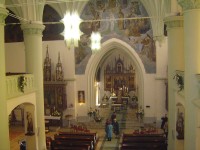 Orlová interiér kostela