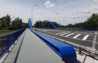 Karviná opravený most a silnice po povodních