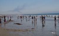 LA i takto vypadá pláž v Santa Monica