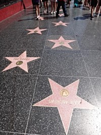 LA hvězdy hvězd chodník slávy