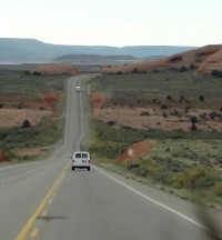 cesta k Monument Valley