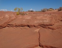 Antelope Canyon škvíra vchodu do kaňonu
