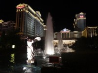 Las Vegas hrající fontána