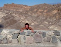 Death Valley Zabriskie Point-pomoc, nemohu se vyškrábat nahoru  