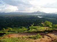 Sigiriya pohled z vrcholu