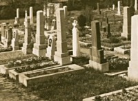 Orlová stará fotografie hřbitova z archivu