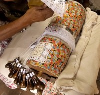 Galle muzeum výroba paličkované krajky