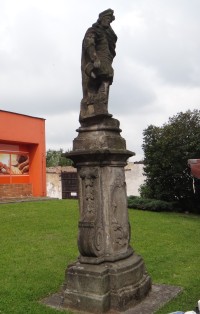 Hukvaldy socha sv. Floriána