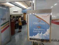 Addis Ababa letiště restaurace pro cestující, kteří sbírají miles