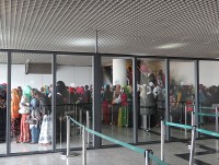 Addis Ababa cestující ženy