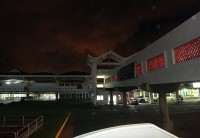 Mombasa letiště v noci