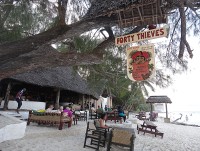 Kenya restaurace na pláži