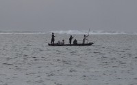 Kenya rybáři vyrážejí na lov