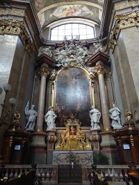 Vídeň sv. Petr boční oltář