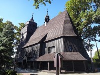 Laziska dřevěný kostelík Všech svatých
