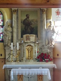 Věřňovice oltář kaple