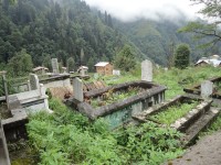 hřbitov v arménské vesnici