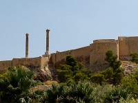 Šanliurfa pevnost na vrchu Damlacik