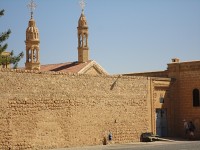 věžička kostela v klášteře Mor Gabriel
