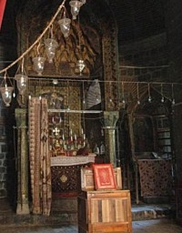 Diyarbakir oltář kostela Panny Marie