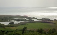 Van panorama pohledu na jezero Van z pevnosti