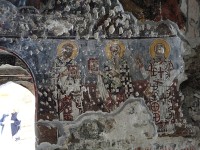 Sümela fresky uvnitř kaple