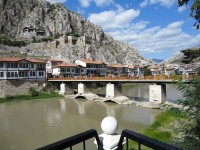 Amasya most přes řeku Yesilirmak