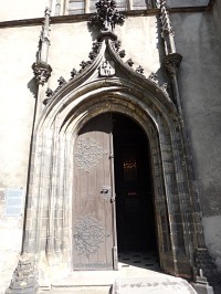 Olomouc vchod do kostela sv. Mořice