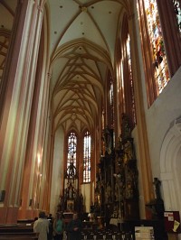 Olomouc loď po levé straně oltáře sv. Mořic