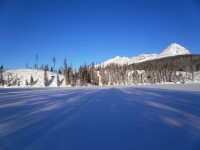 Na sněžnicích přes Štrbské pleso … a nejen to