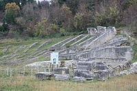 Ascoli Piceno - románské divadlo tzv. koloseum