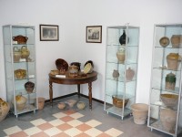 Massignano - interiér muzea píšťalek