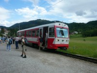 Vláček úzkokolejky Mariazellbahn