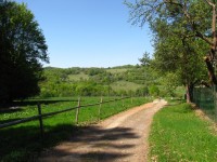 Cesta je příjemná